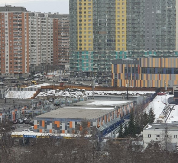 фасад дома, здание по адресу г Москва, 1-й Митинский пер, д 3 стр 1